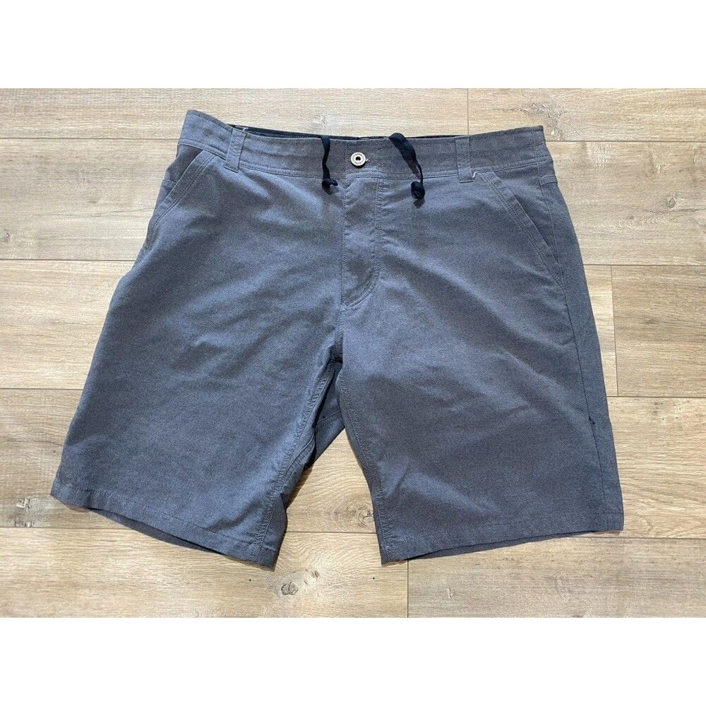 Kuhl Shift Amphibia Shorts Mens 36X10 Gray Outdoor Hiking Drawstring Pockets